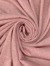 Warm Dusty Rose 100% Polyester Light Weight Sweater Knit 53W