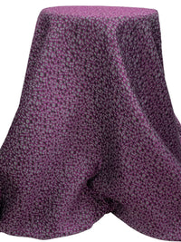Byzantium/Black/Soft Slate Polyester/Rayon Textured Pebble Weave Jacquard - NY Designer - 56W