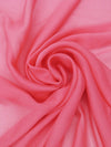 Alpine Pink 100% Silk Gauzy Chiffon 55W