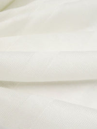 Warm White 100% Rayon Vertical Stripe Weave Tissue Jersey Knit 50W