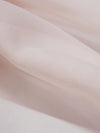 Pale Blush Pink 100% Silk Crepe Chiffon 53W