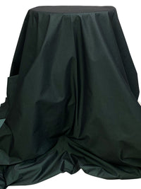 Blue Jade/Black Polyester/Metallic/Lycra Stretch Twill Taffeta - NY Designer - 56W