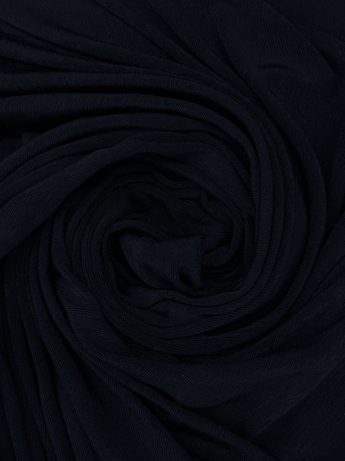 Midnight Navy Acetate/Lycra Slinky Knit - NY Designer - 53W