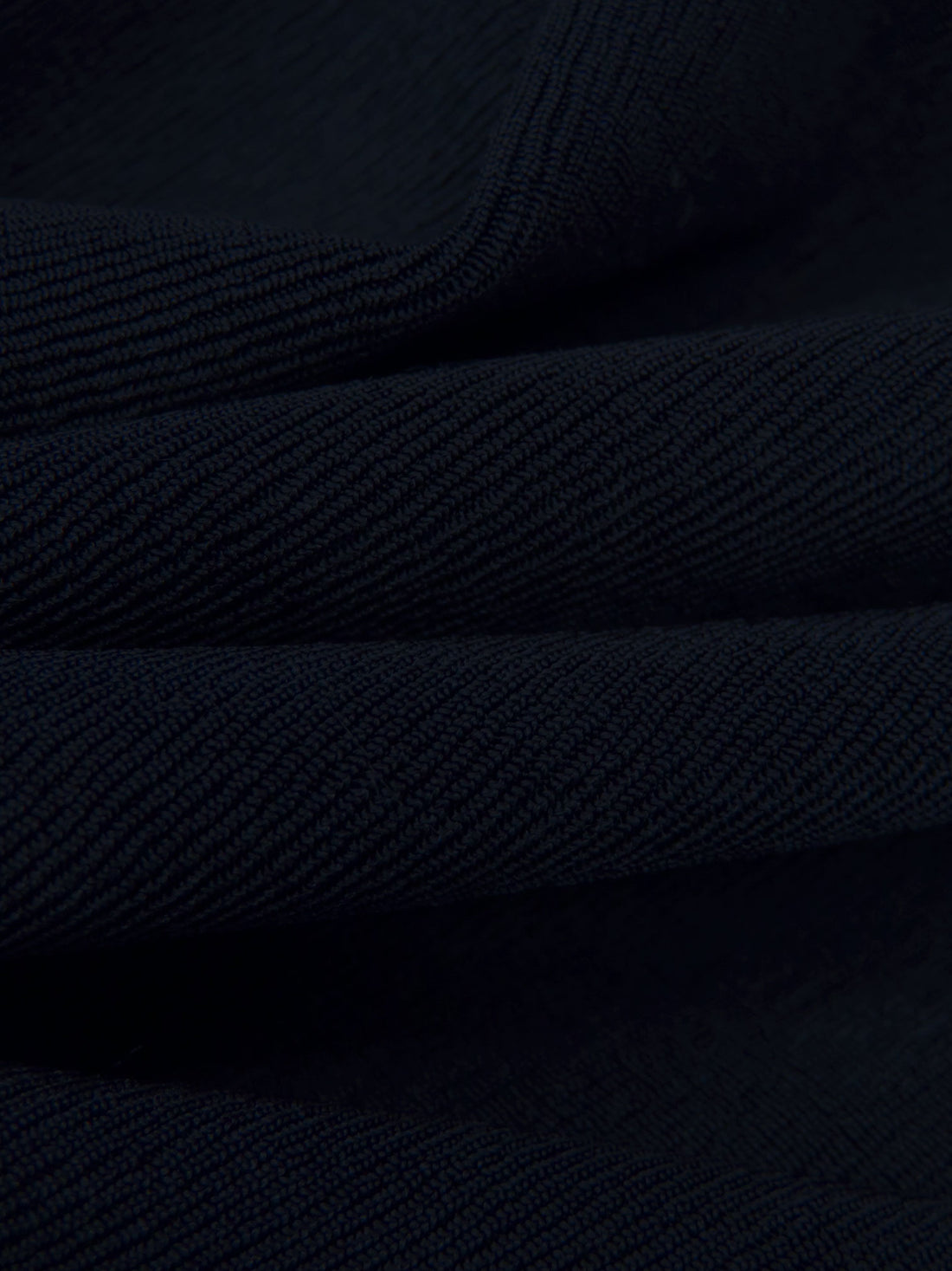 Midnight Navy Acetate/Lycra Slinky Knit - NY Designer - 53W