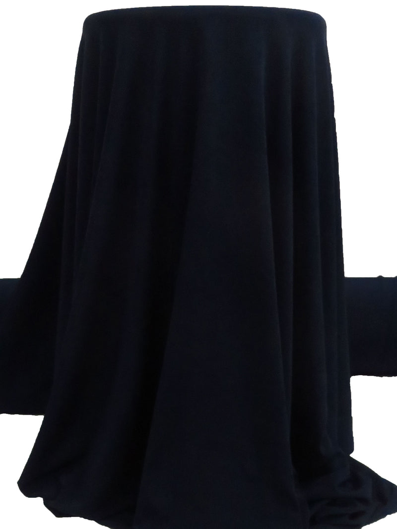 Midnight Navy Acetate/Lycra Slinky Knit - NY Designer - 53W