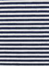 Dark Sapphire/White Cotton/Polyester Horizontal Stripe Weave Jersey Knit 60W