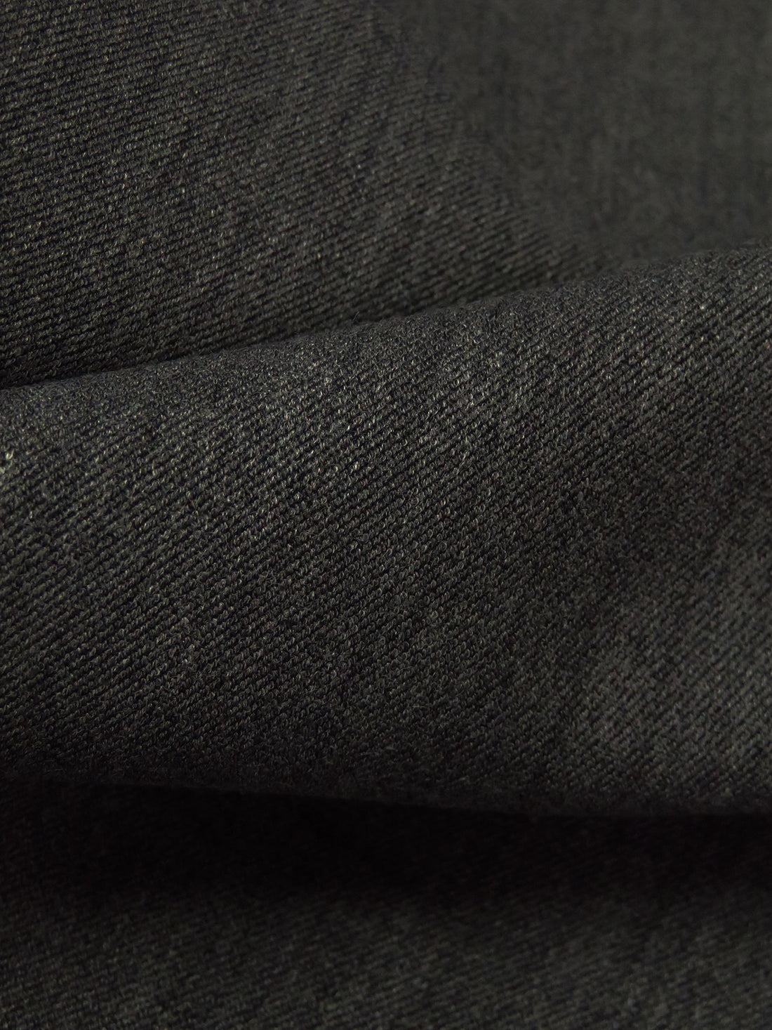 Charcoal Polyester/Lycra Heathered Twill Suiting 57W