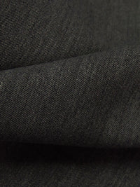 Charcoal Polyester/Lycra Heathered Twill Suiting 57W
