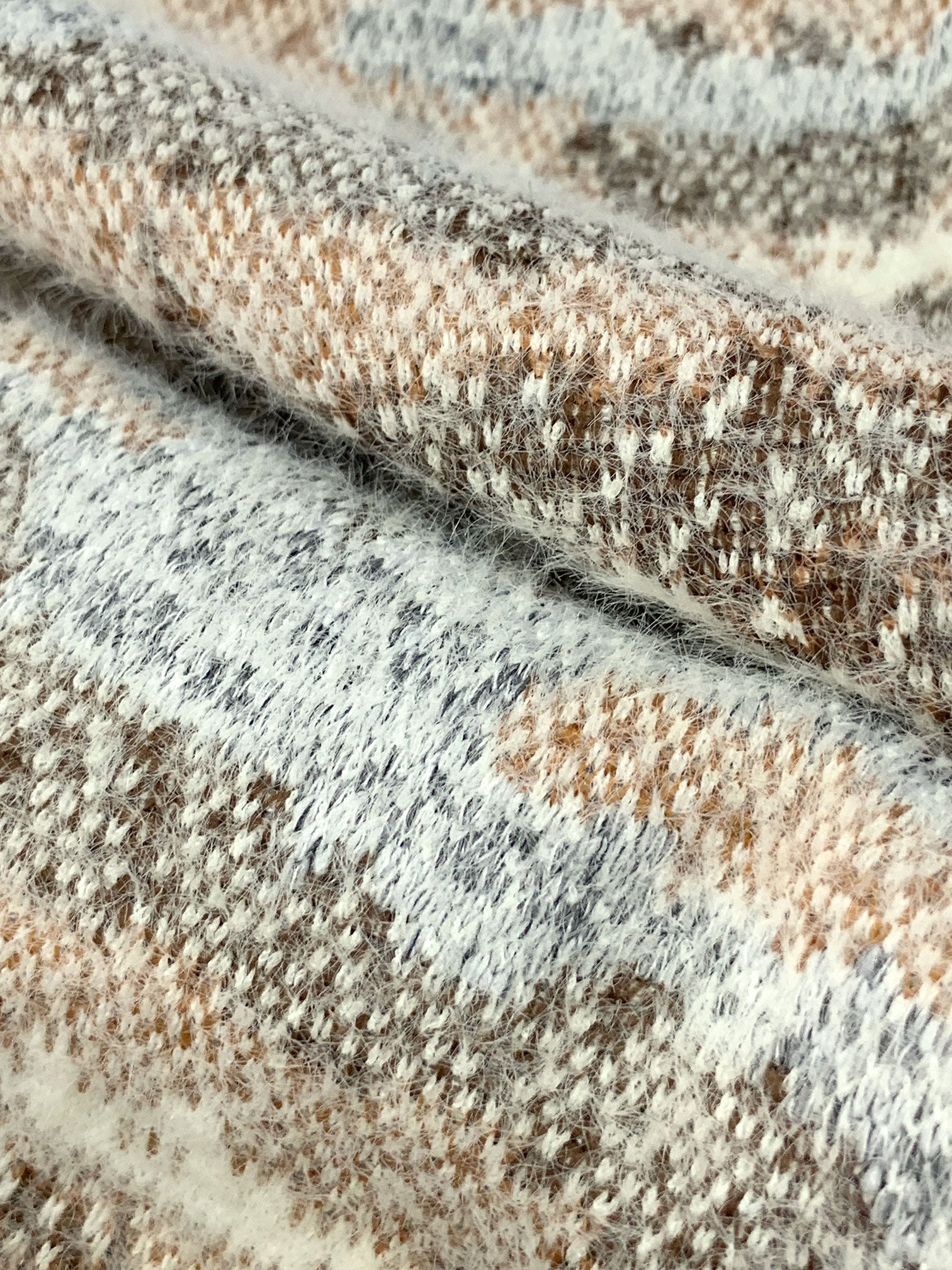 Chocolate/Antique Off-White/Bright Platinum Polyester/Lycra