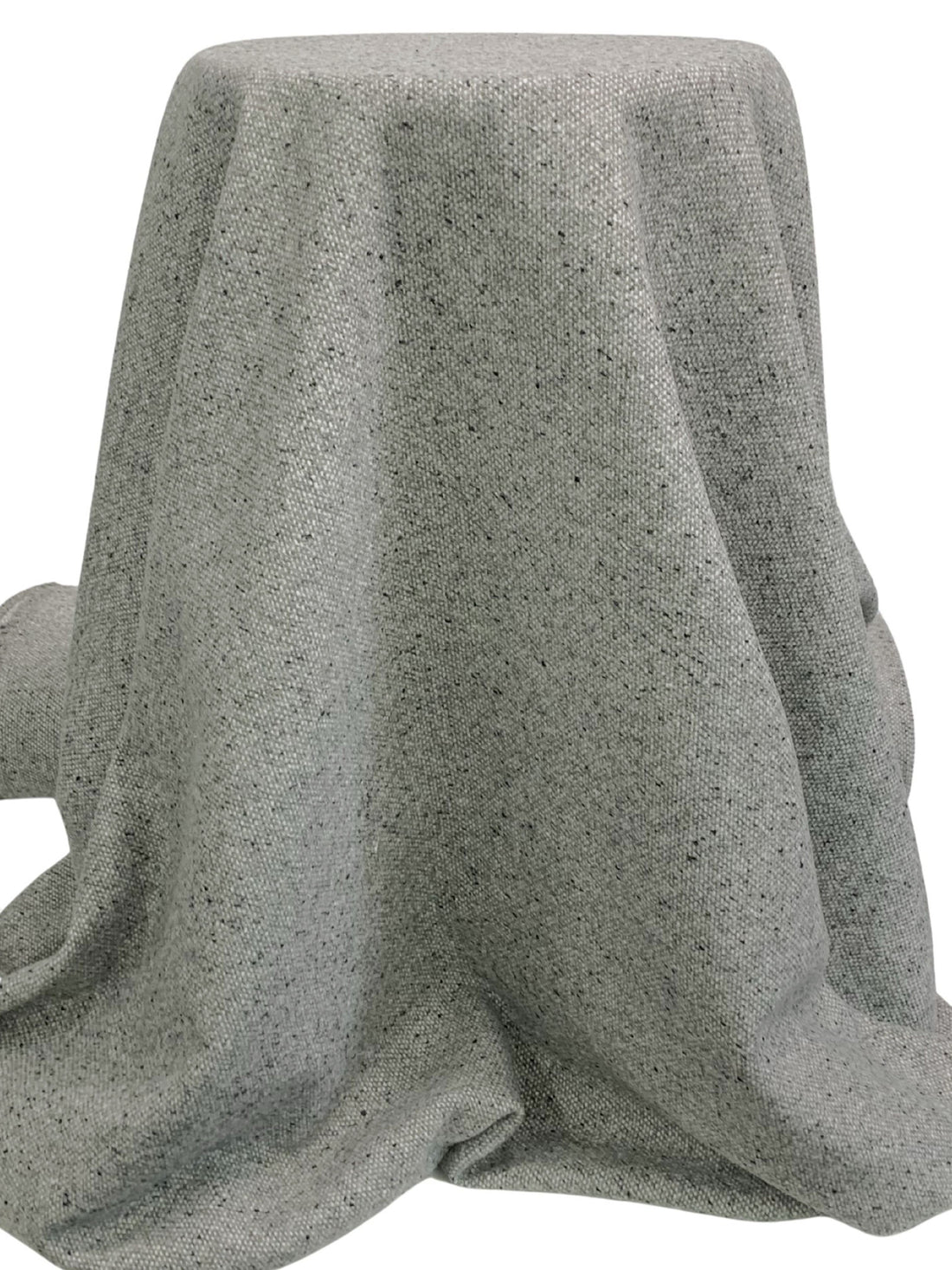 Dark Silver/Multi Wool/Polyester Tweed Coating 57W