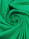 Irish Green Cotton/Polyester Tubular Fine Rib Knit 33W