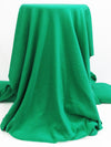 Irish Green Cotton/Polyester Tubular Fine Rib Knit 33W