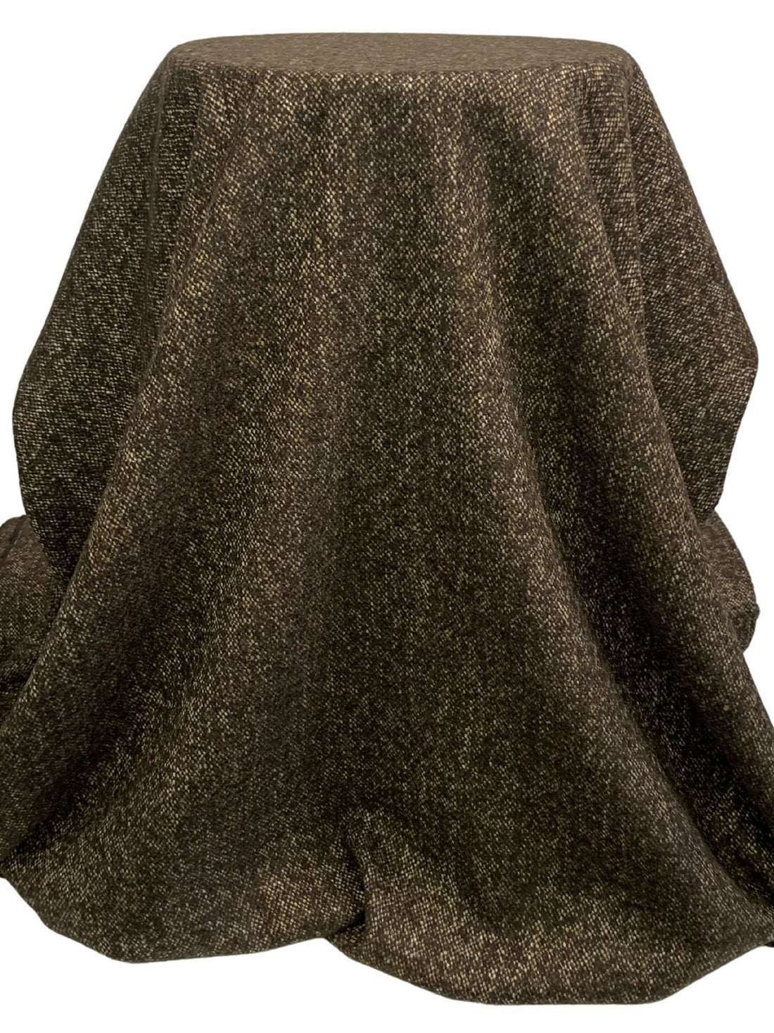 Truffle Brown/Multi Wool/Polyester Tweed Coating 58W