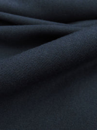 Muted Midnight Navy Cotton/Polyester Interlock Knit 56W