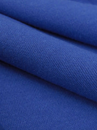 Muted Ultramarine Blue Cotton/Polyester Interlock Knit 60W