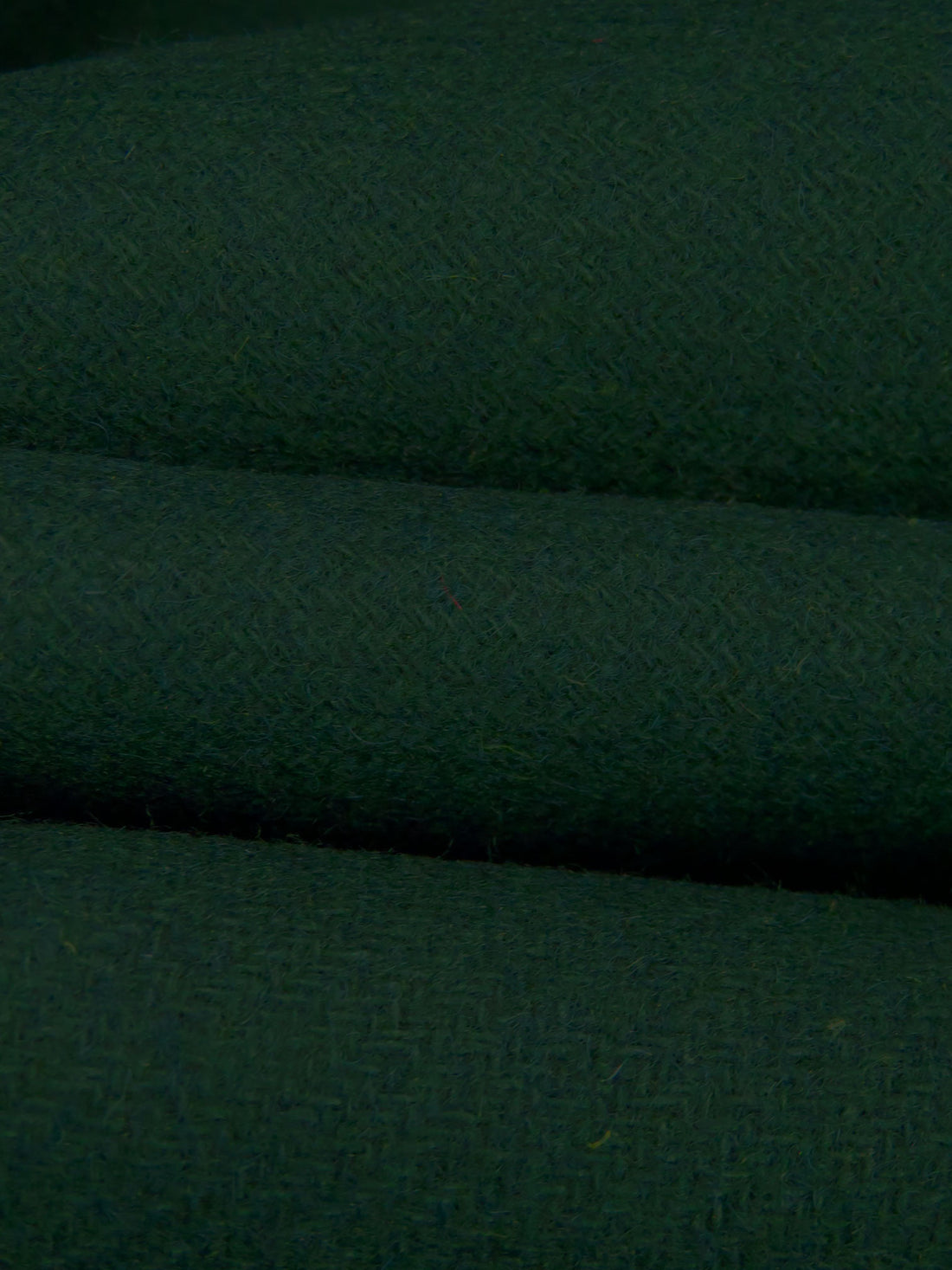 Dark Green Wool/Nylon Twill Coating 58W