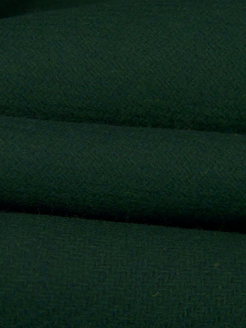 Dark Green Wool/Nylon Twill Coating 58W