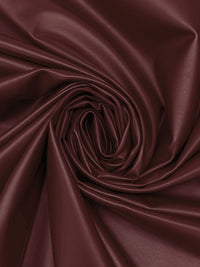 Royal Maroon Polyester/Lycra Faux Leather-Look Knit - NY Designer - 58W