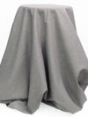 Pewter Gray/Off-White Polyester/Rayon Suiting - NY Designer - 60W