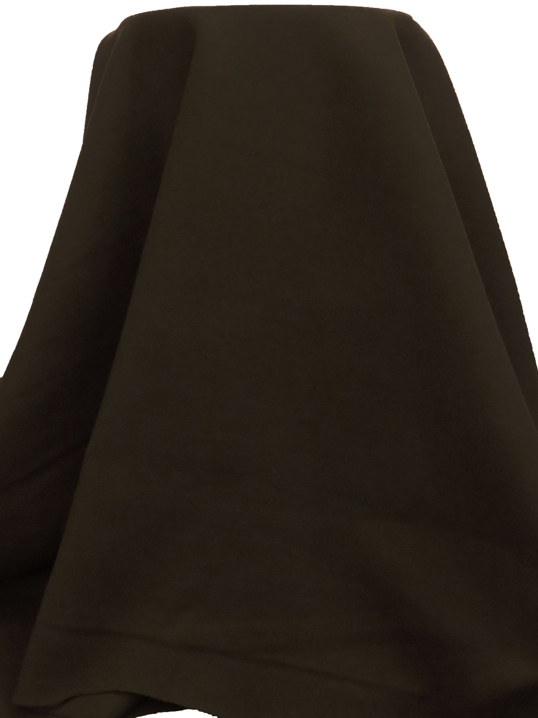 Dark Chocolate Wool/Polyester Napped Coating 58W