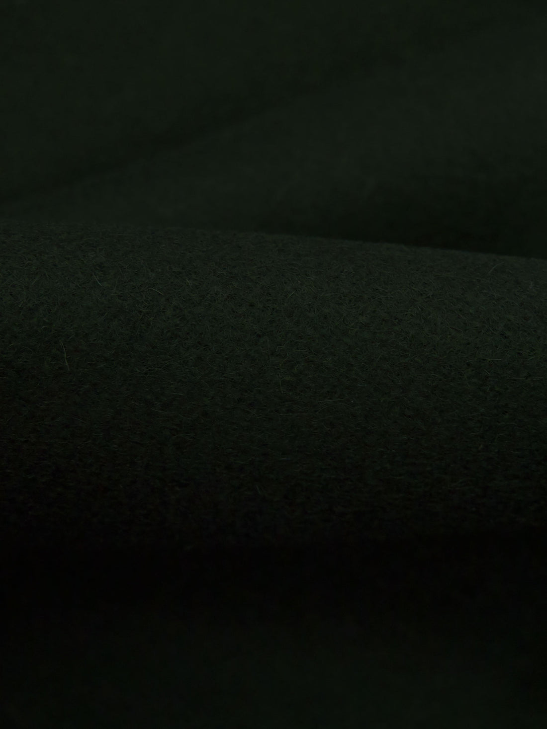Midnight Green Wool/Nylon Flannel Coating 57W
