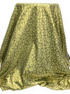 Gold/Black Polyester/Metallic Animal Jacquard Woven 61W