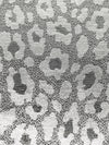 Silver/Black Polyester/Metallic Animal Jacquard Woven 61W