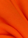 Flame Orange Cotton/Polyester Tubular Fine Rib Knit 31W