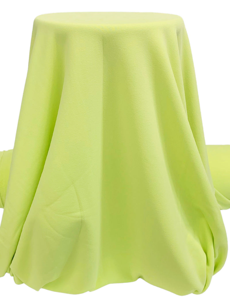 Fresh Pear Polyester/Nylon/Spandex Power Stretch Sweatshirt Fleece - Polartec - 72W