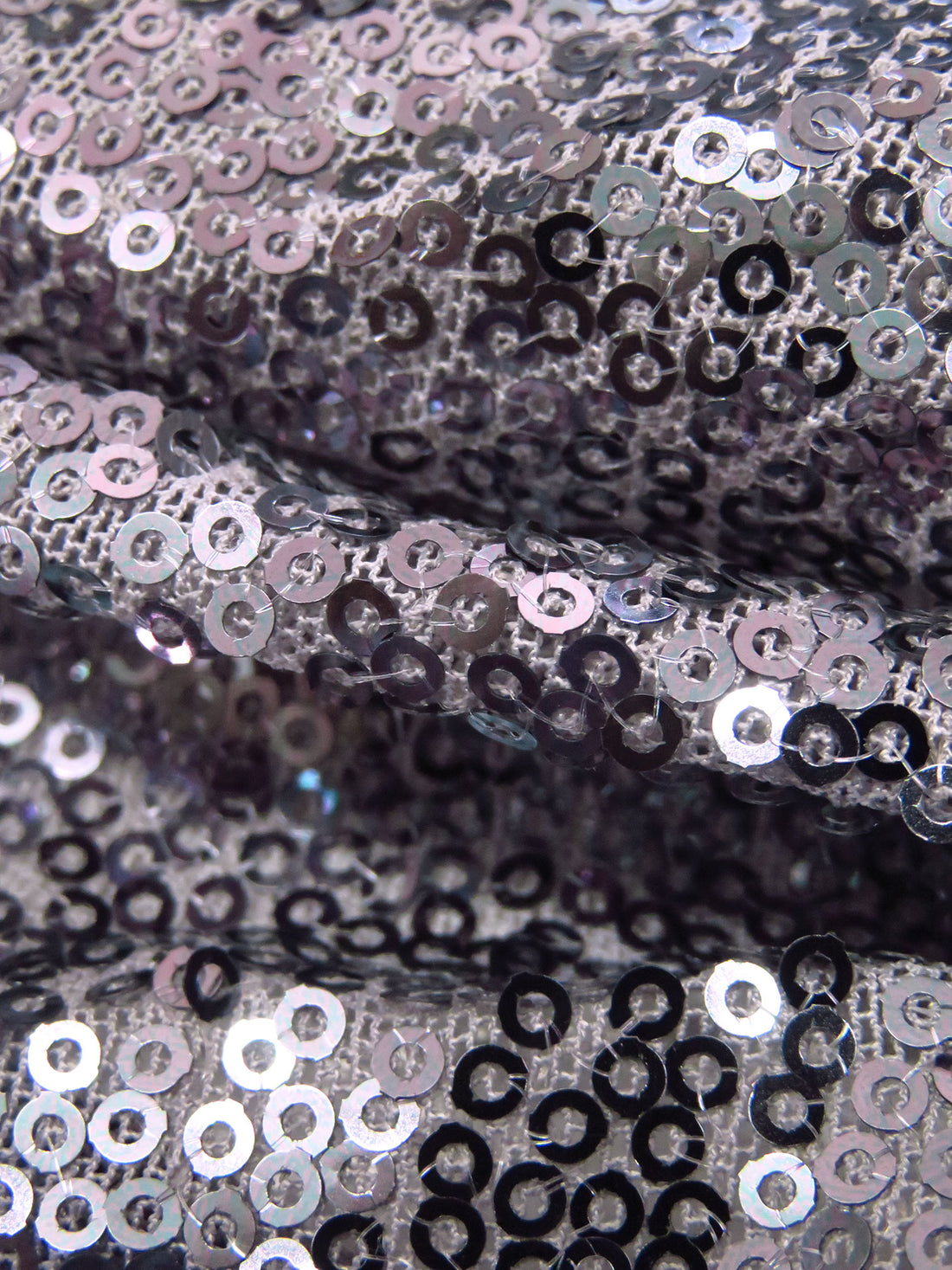 Dusty Thistle Polyester/Lycra Mini Sequins On Mesh Knit 51W