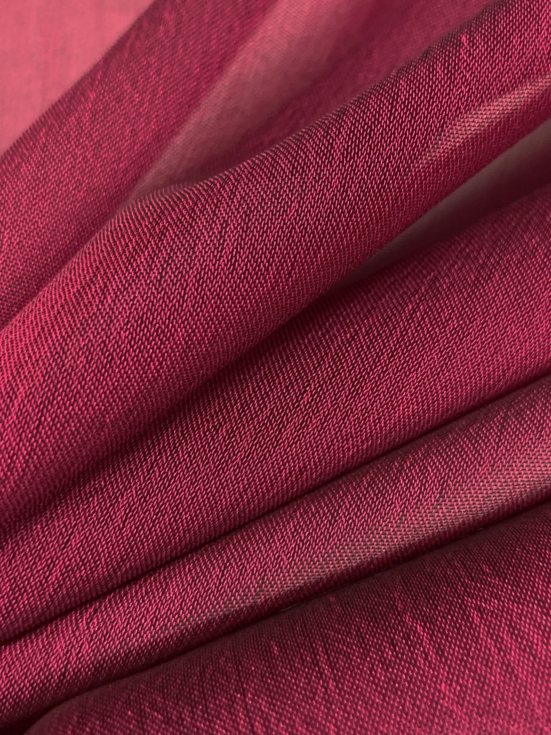 Brink Pink/Black 100% Polyester Iridescent Chiffon 56W