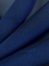 Cobalt Blue/Black 100% Polyester Iridescent Chiffon 56W