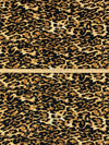 Black/Maple Syrup/Honeywheat/White Polyester/Lycra Animal Print Double Brushed Knit - NY Designer - 58W