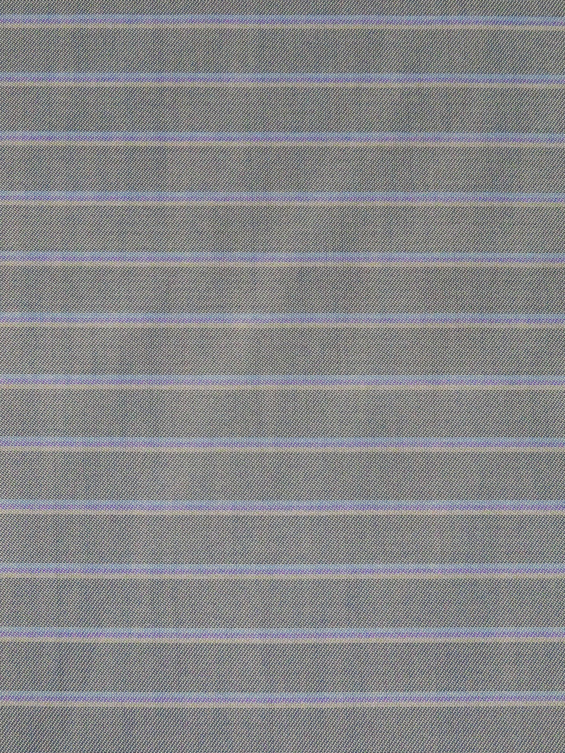 Dark Gray/Off-White/Dark Purple/Multi 100% Cupro Rayon Yarn-Dyed Horizontal Stripe Weave Lining - Imported From Italy - 56W