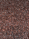 Royal Brown 100% Polyester Mini Sequins On Netting 55W