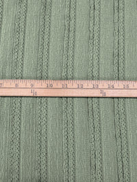 Artichoke Polyester/Lycra Textured Vertical Stripe Lace Knit 55W