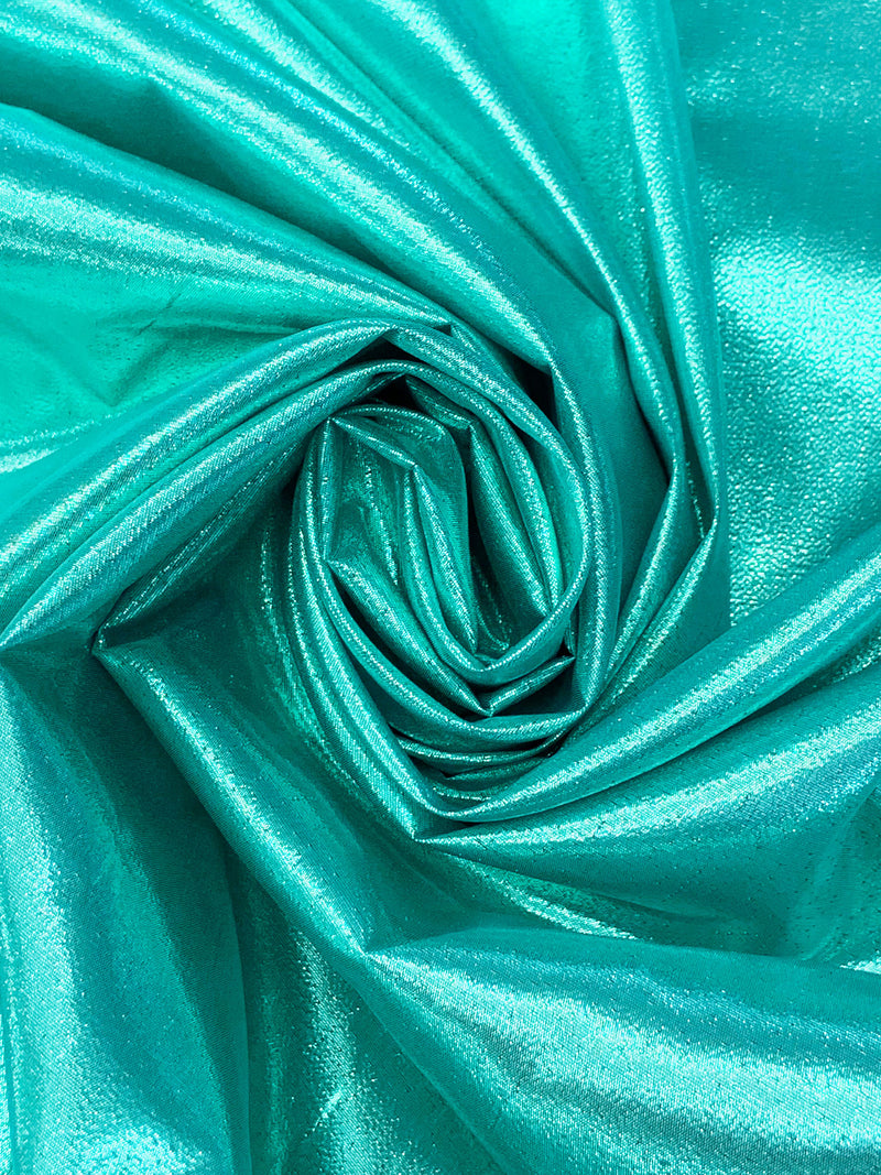 Robin's Egg Blue Metallic/Nylon Tissue Lamé - Imported From Japan - 44W