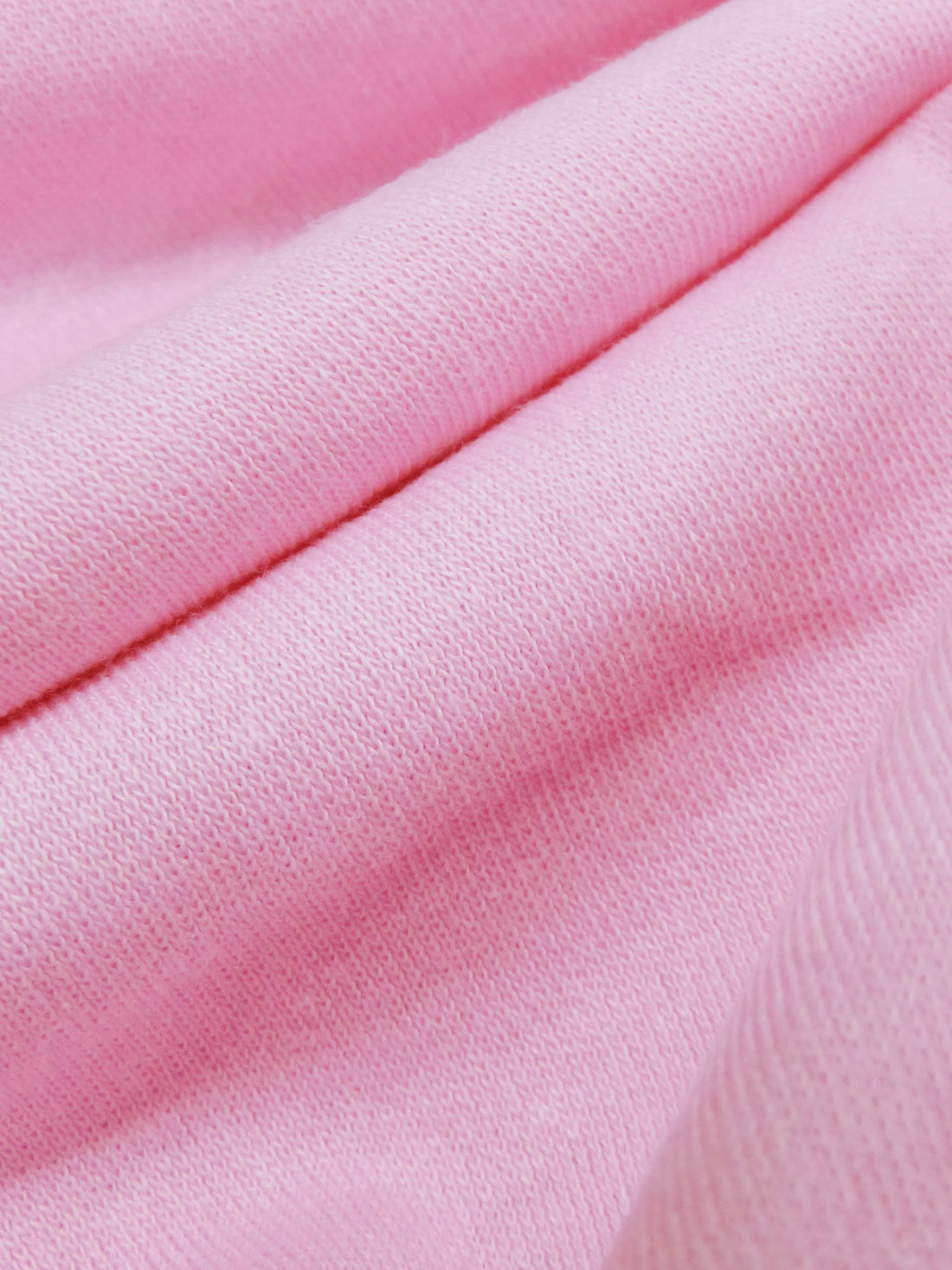 Baby Pink Cotton/Polyester Interlock Knit 56W