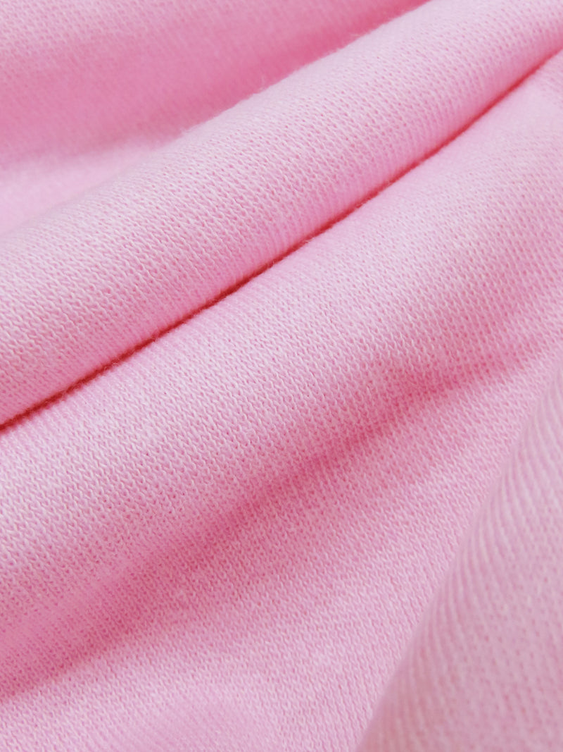 Baby Pink Cotton/Polyester Interlock Knit 56W