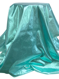 Robin's Egg Blue Metallic/Nylon Tissue Lamé - Imported From Japan - 44W
