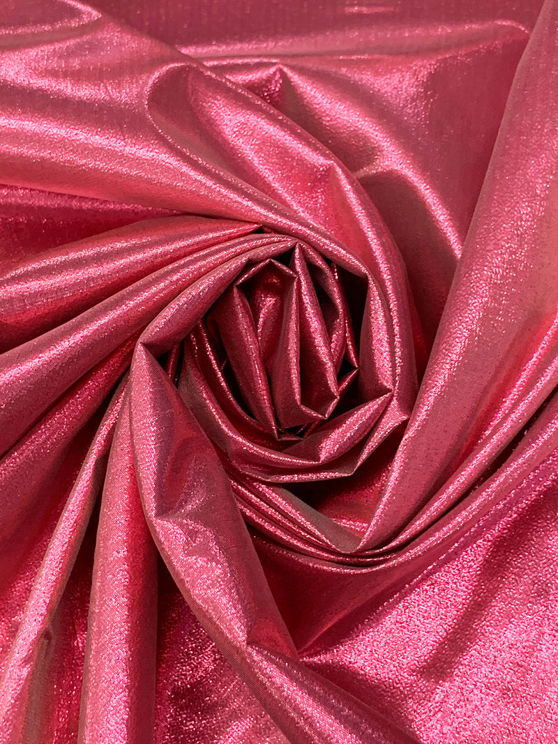 Charm Pink Metallic/Nylon Tissue Lamé - Imported From Japan - 44W