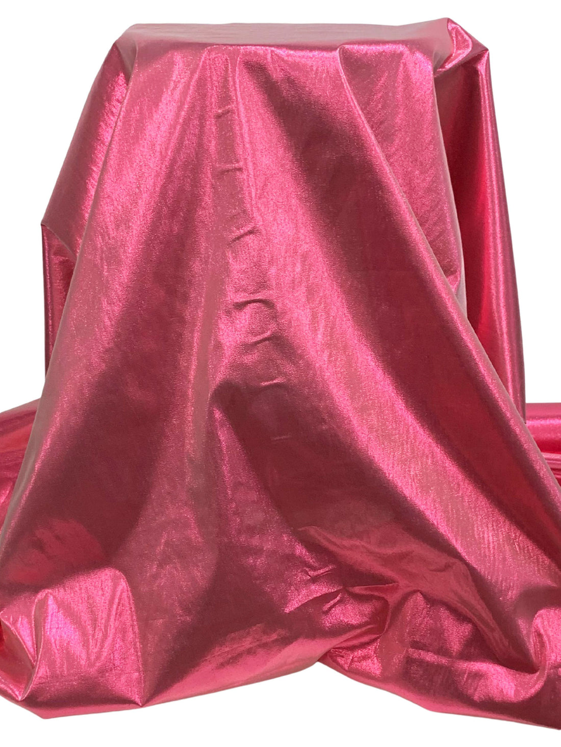 Charm Pink Metallic/Nylon Tissue Lamé - Imported From Japan - 44W