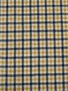 Muted Dark Goldenrod/Black/Oat 100% Wool Mini Plaid Weave Flannel Suiting - Imported From England - 54W