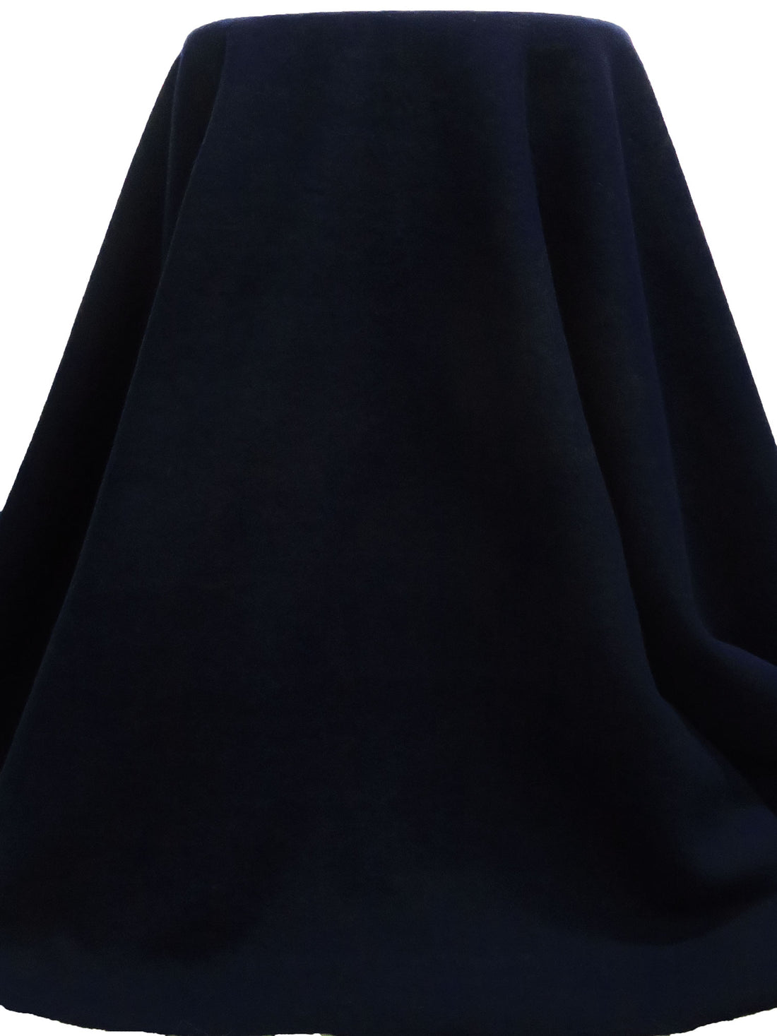 Midnight Navy Wool/Polyester Fleece Coating - NY Designer - 62W