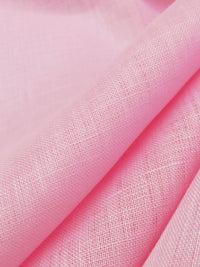 Carnation Pink 100% Linen Handkerchief Linen 54W