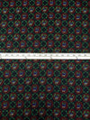 Black/Douban Green/Scarlet/Multi 100% Nylon Floral Medallion Brocade 63W