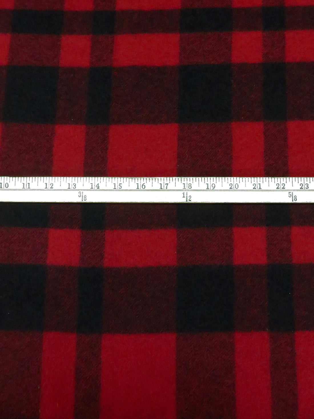 Up Maroon/Black 100% Wool Buffalo Check Plaid Weave Coating - NY Designer - 60W
