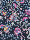 Navy Blue/Taffy Pink/White/Multi Rayon/Lycra Ornate Floral Print Jersey Knit - NY Designer - 62W