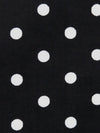 Black/White 100% Corduroy Polka Dot Print Pinwale Corduroy Shirting 54W