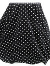 Black/White 100% Corduroy Polka Dot Print Pinwale Corduroy Shirting 54W